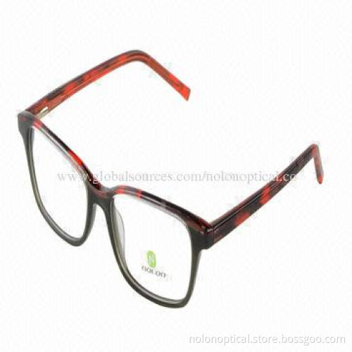 2014 Latest Spring Hinge Acetate Optical Eyeglasses Frame, Customized Logos Available